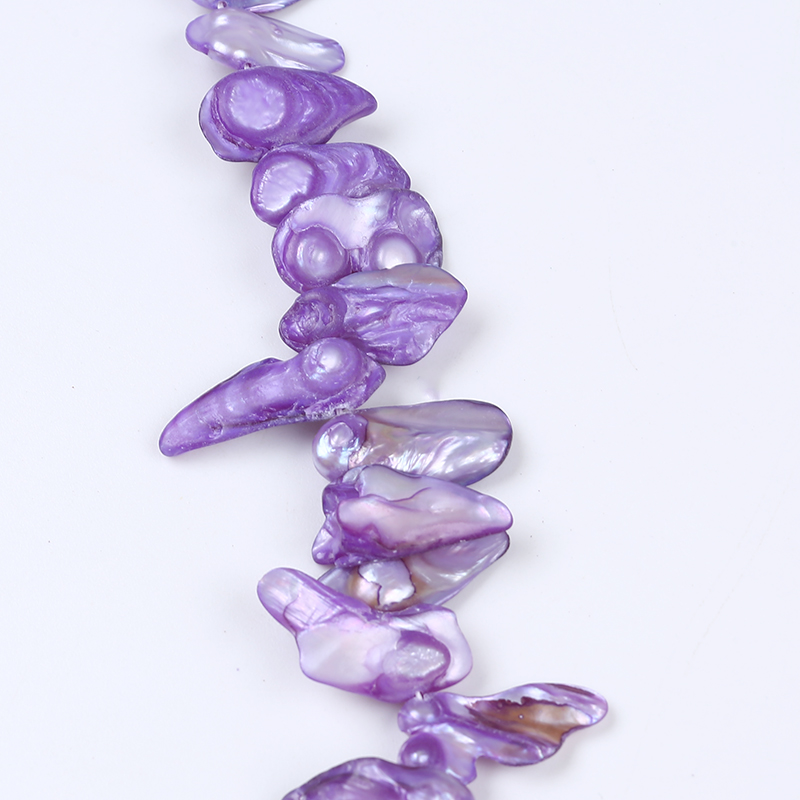 10-11mm Colorful Beads with Tail Irregular Pearl for Handcraft Design