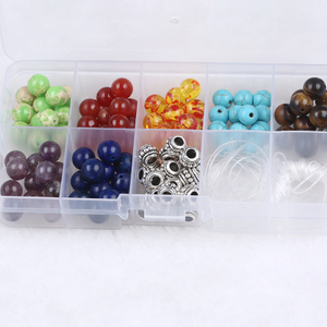 Natural Stone Beads Box DIY Bead for Making Bracelet
