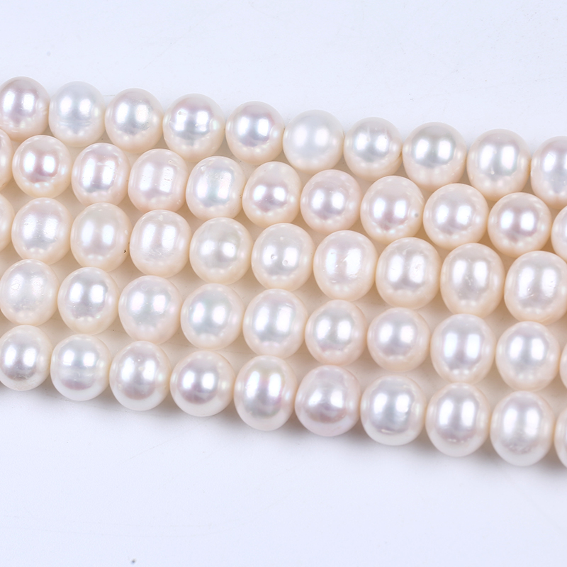 10-11mm Good Quality Large Size Potato Pearl for Classic Short Necklace