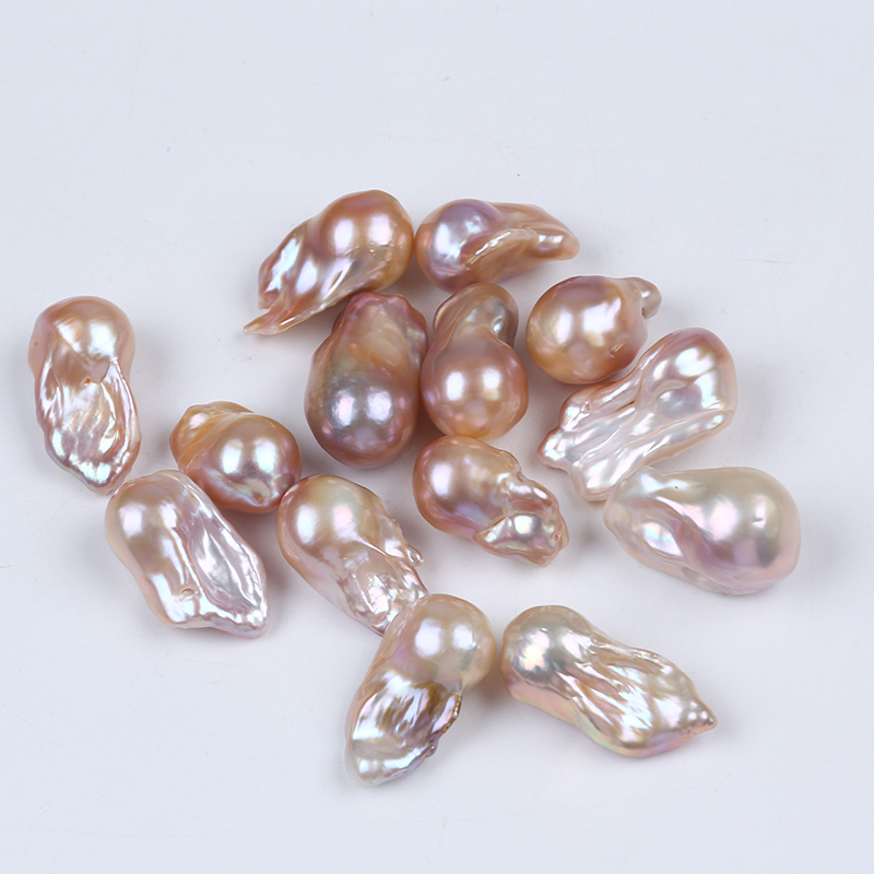 16-19mm Multi Color Big Size Baroque Pearl for Drop Earrings Making