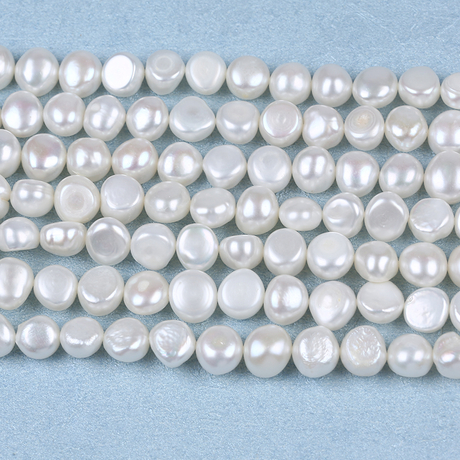 10-11mm Large Size Side Drilled Baroque Pearl for Jewerly Design