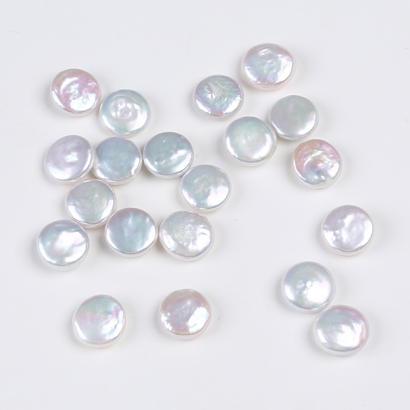 High Quality AAA White Coin Pearl with Strong Light for Jewelry 