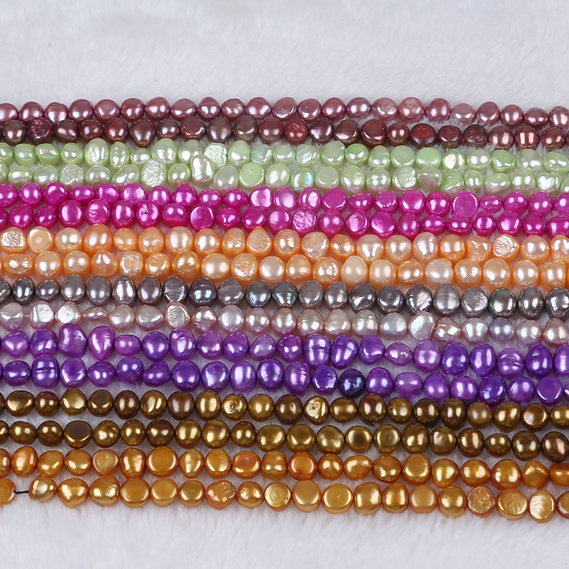 New Arrival Colorful Natural Baroque Pearl Strand for Jewelry Design