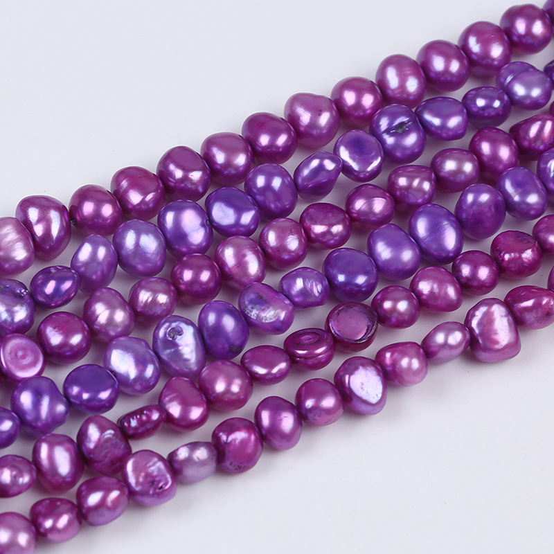 New Arrival Colorful Natural Baroque Pearl Strand for Jewelry Design