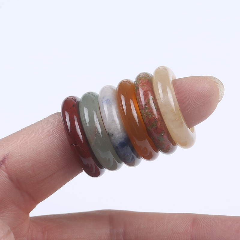 Natural Gemstone Ring Fashion Jewelry Craft for Women