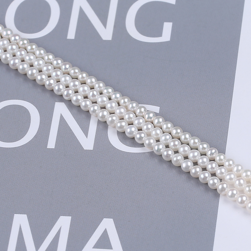 3-3.5mm Small Size Perfect Round Pearl Strand for Choker Necklace