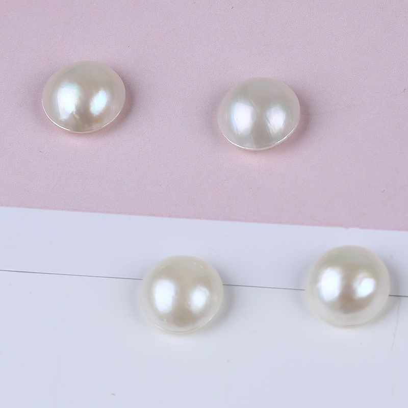 15-16mm Natural White Color Sea Water Pearl Mabe Pearl for DIY Inlay Jewelry