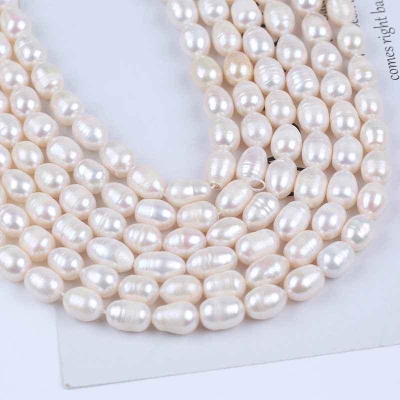 Factory Wholesale Genuine Freshwater Rice Pearl for Jewelry Making