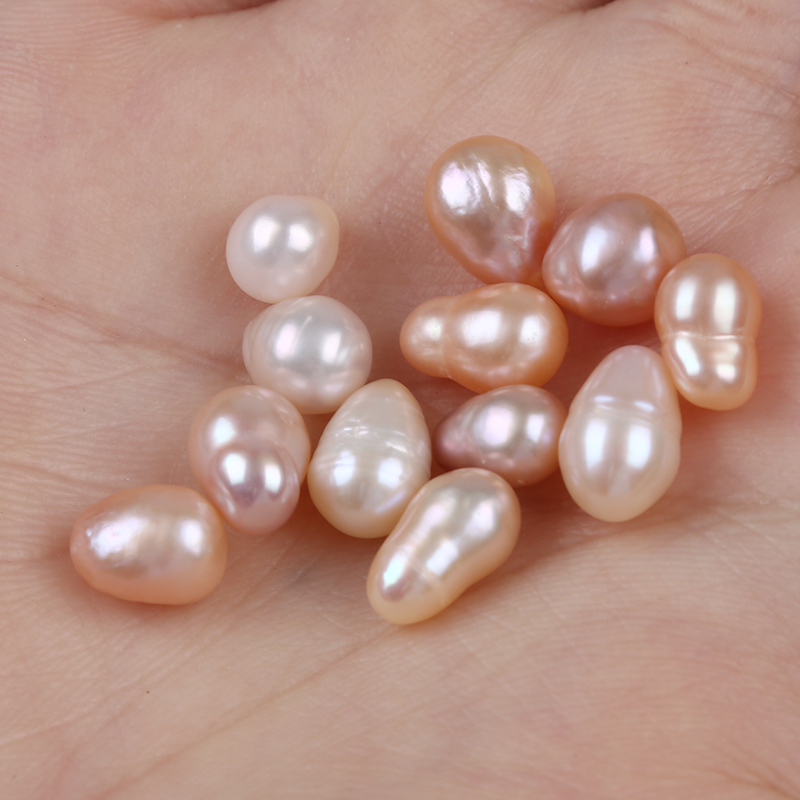 6-7mm Small Size Drop Shape Edison Pearl Loose Bead for Earrings