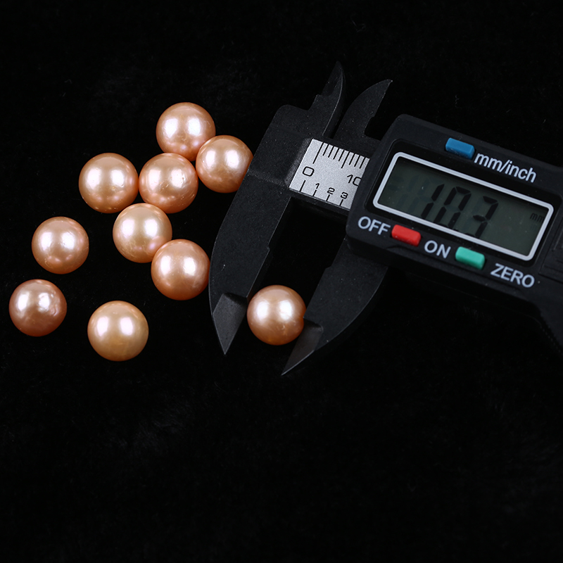Natural Pink Color Round Shape Edison Pearl Loose Bead