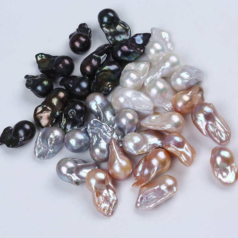 16-19mm Multi Color Big Size Baroque Pearl for Drop Earrings Making