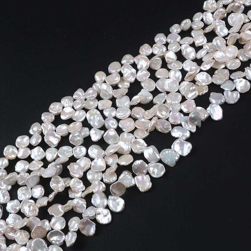12-13mm AAA Grade Petal Shape Keshi Pearl Strand for Jewelry Design