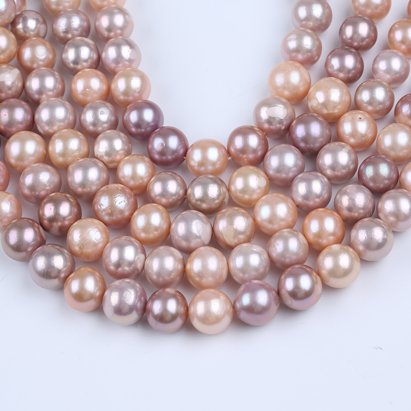 Factory Wholesale Natural Round Edison Pearl for Classic Necklace