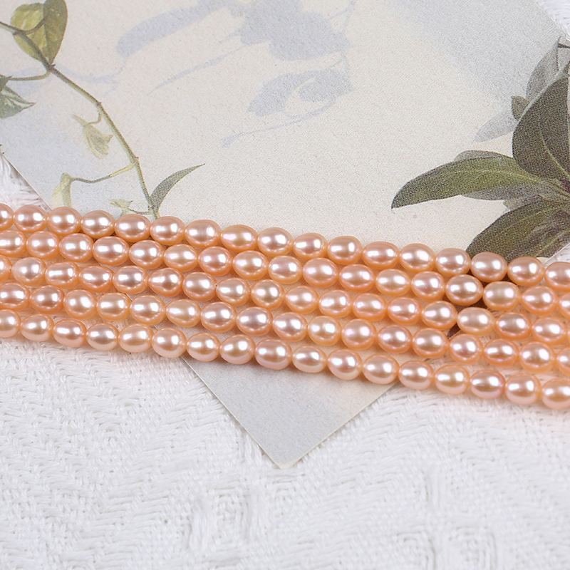 5-5.5mm High Quality Rice Pearl Strand Factory Wholesale