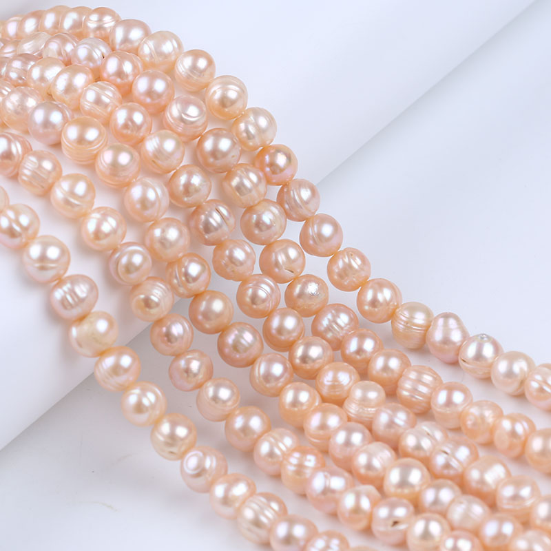 Wholesale 10-11mm Big Size Freshwater Potato Pearl Strand for Necklace