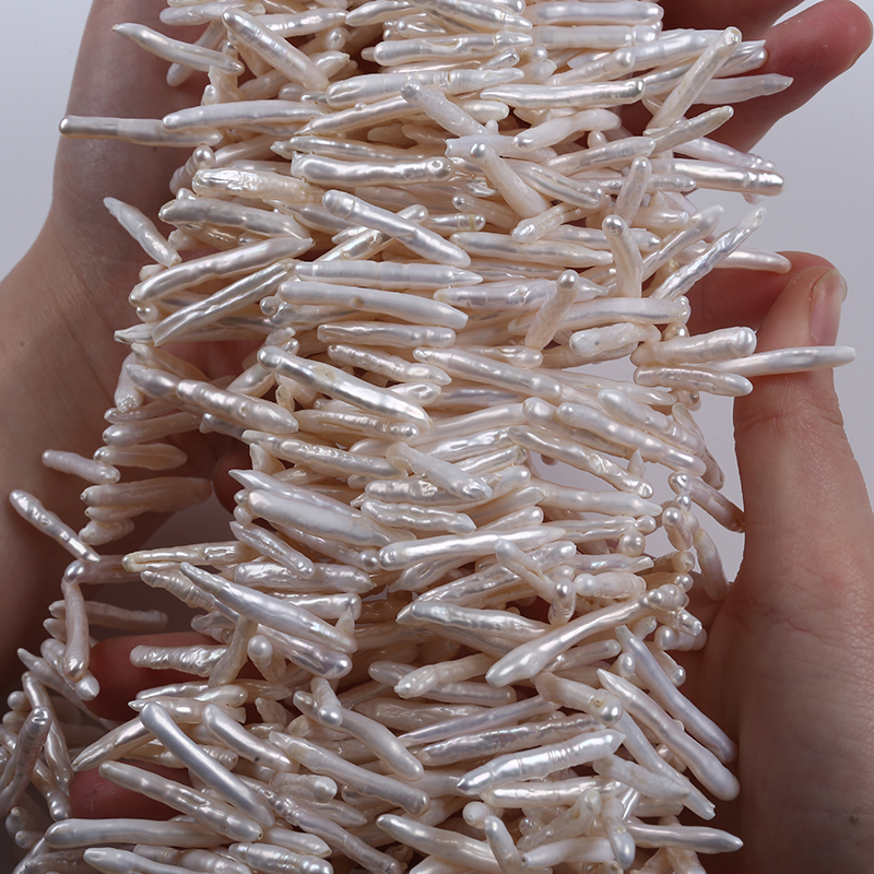 Jewelry China Irregular Toothpick Biwa Pearl for DIY