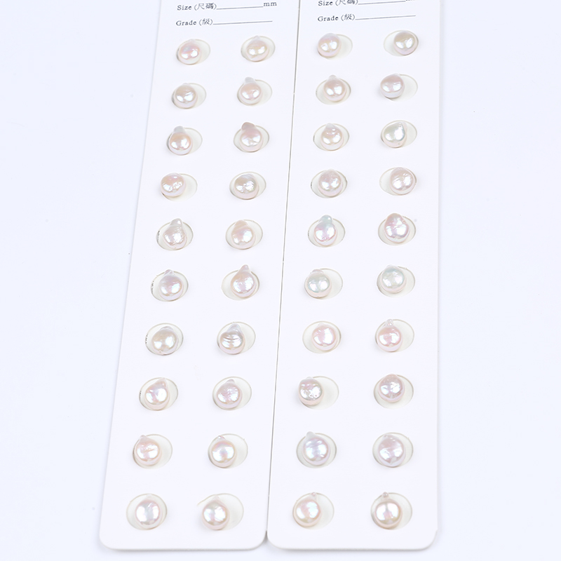 8-9mm Drop Shape Coin Pearl for Drop Earrings